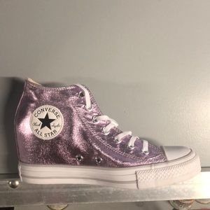 Pink Shiny Converse